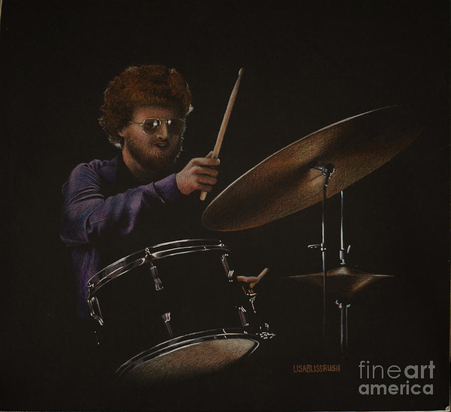 The Drummer Painting by Lisa Bliss Rush