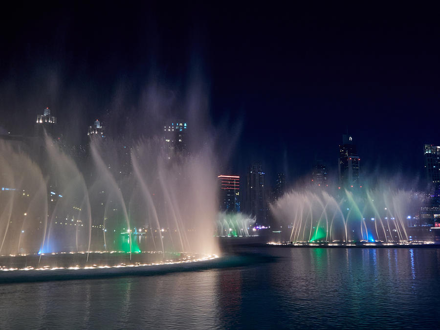 The Dubai Fountain at Burj Khalifa Photograph by Jouko Lehto