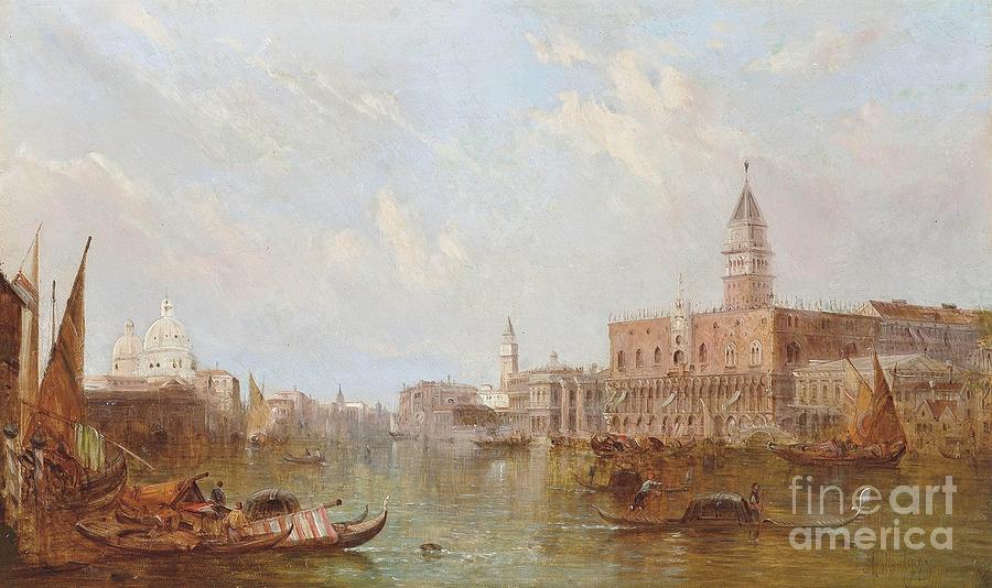 The Ducal Palace Venice Painting by Celestial Images - Fine Art America
