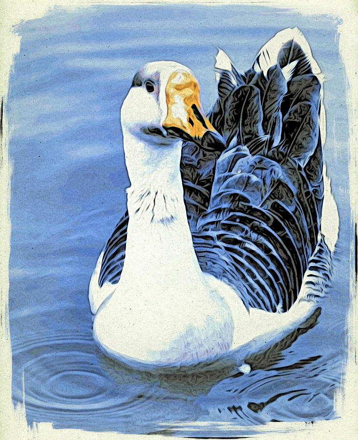 Duck Digital Art - The Duck Life by Bliss Of Art