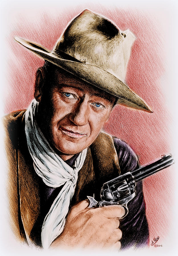 The Duke colour edit Painting by Andrew Read