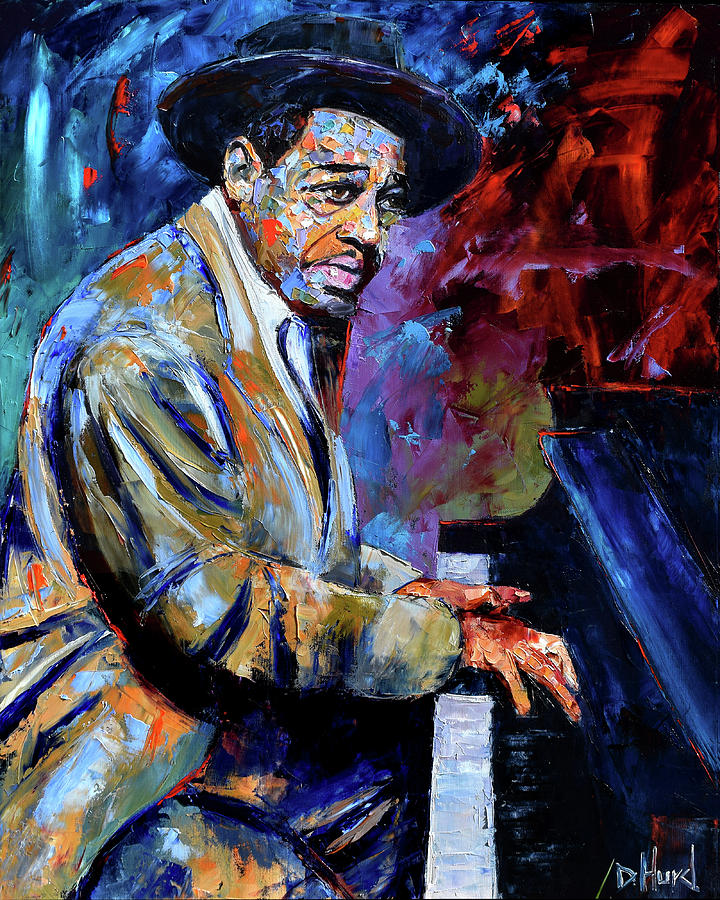 Piano Painting - The Duke by Debra Hurd