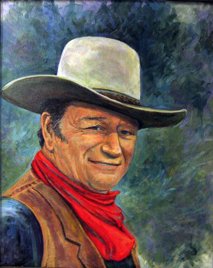 John Wayne Painting - The Duke by Donna Tucker