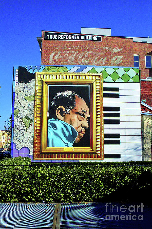 Portrait Photograph - The Duke Ellington Mural, Wash., DC, 2002 by Walter Neal