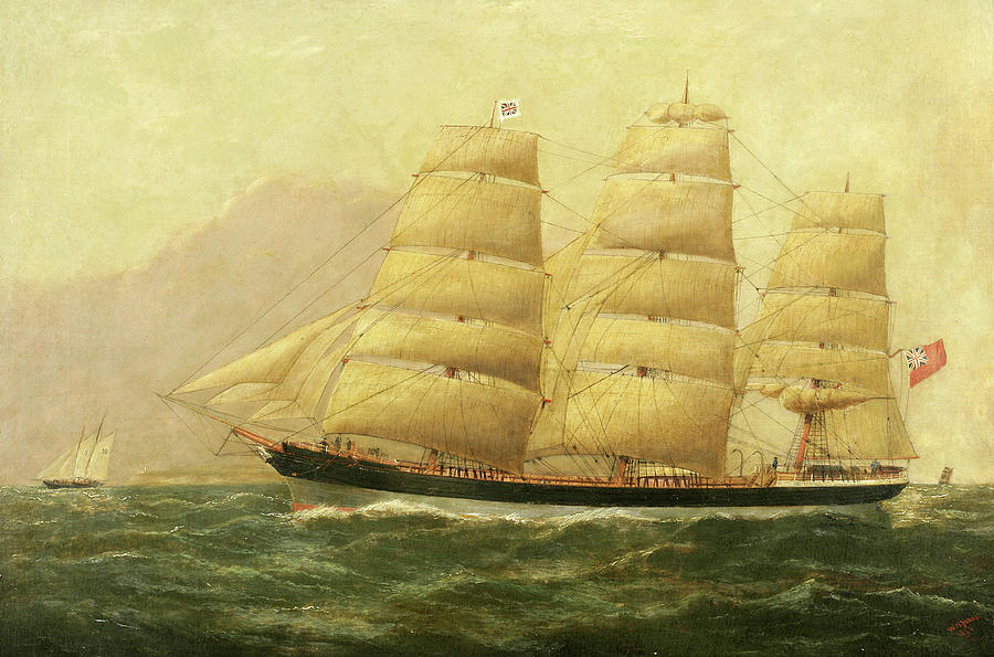The Duke of Argyll at sea Painting by William Howard Yorke