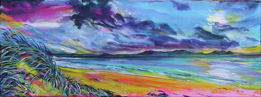 The Dunes of Aberffraw Painting by Karin McCombe Jones