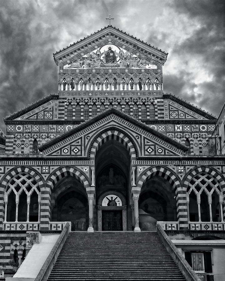 Italy Photograph - The Duomo at Amalfi by Allan Van Gasbeck