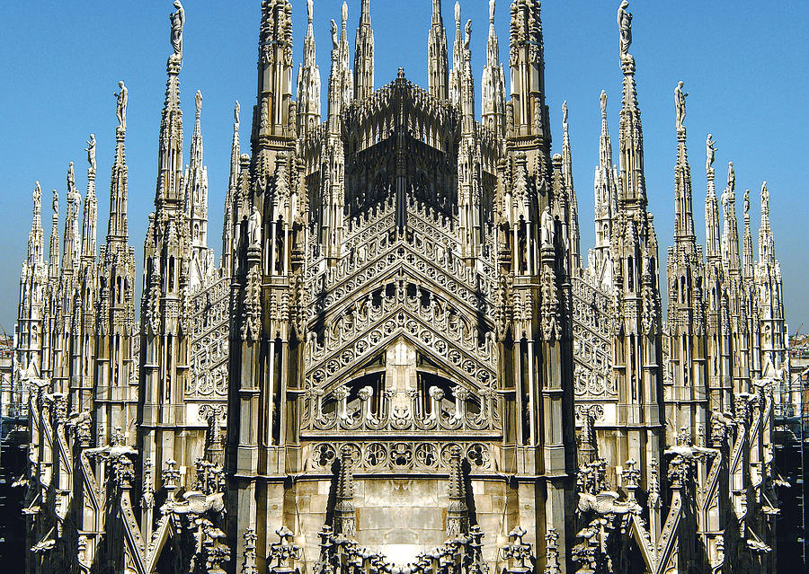 Architecture Photograph - The Duomo of Milan  by Tracy Hayden