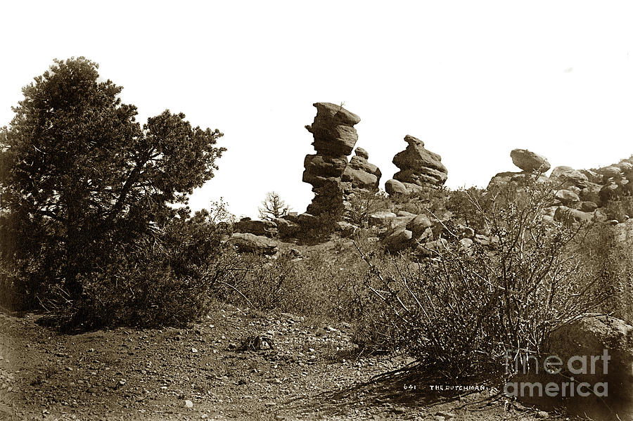 William Henry Jackson Photograph - The DutchmanGarden of the Gods, Colorado by Monterey County Historical Society