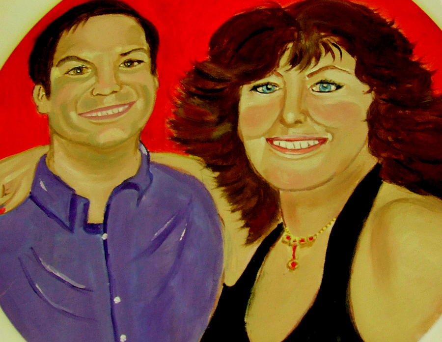 The Dynamic Couple Painting by Rusty Gladdish