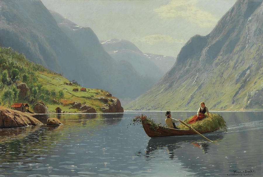 The Eager Return Painting by Hans Dahl