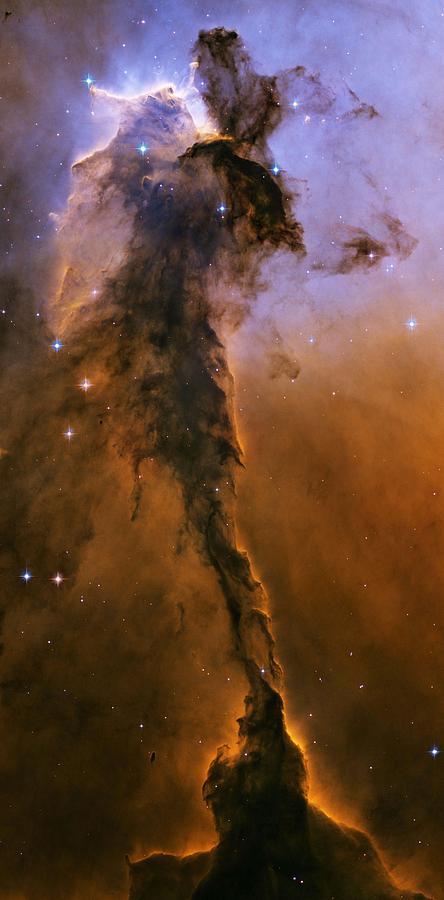 The Eagle Nebula by Nasa Painting by Celestial Images