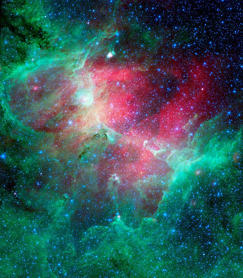 The Eagle Nebula in the Serpens constellation Photograph by American School