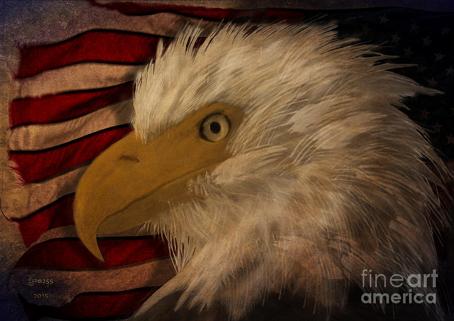 The Eagle Symbol of Strength  Painting by Melissa Messick