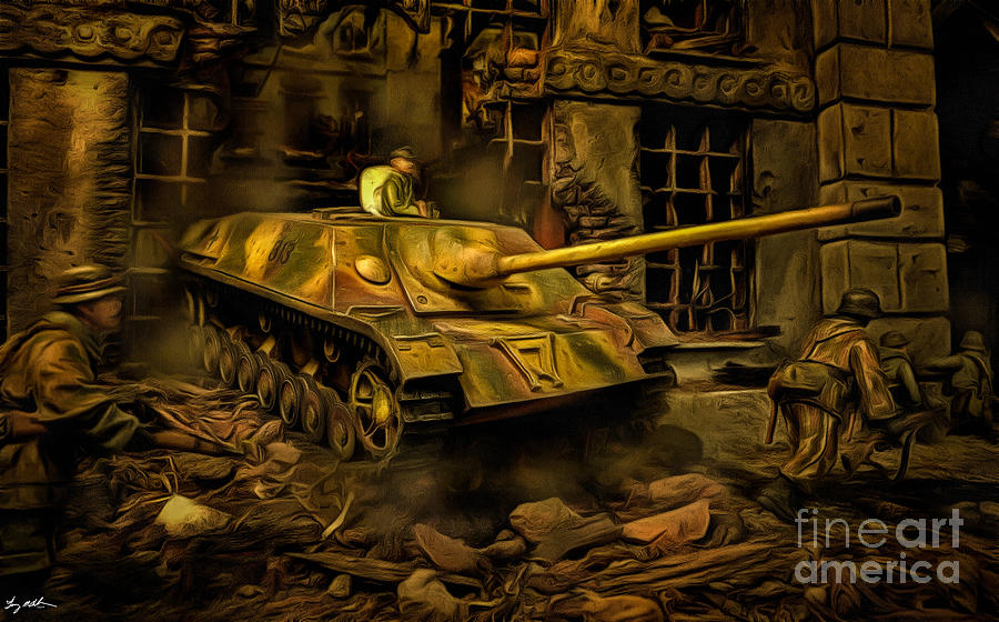 The Eastern Front Advance - Oil Digital Art by Tommy Anderson