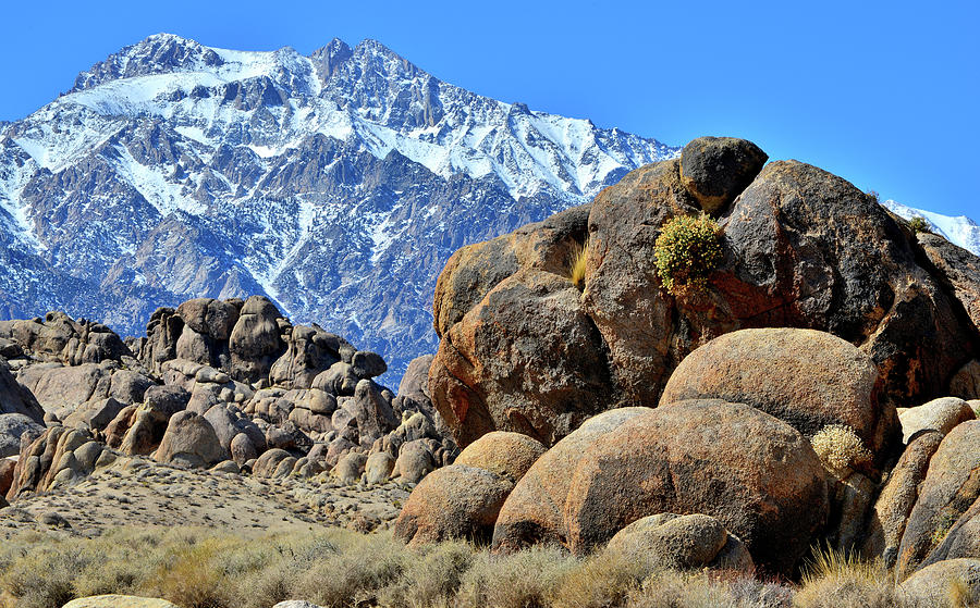 The Eastern Sierras and Alabama Hills Photograph by Ray Mathis