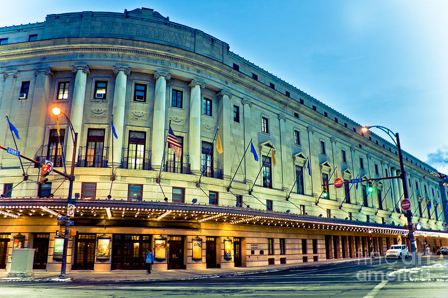 Eastman Theater Photograph - The Eastman Theater by Ken Marsh