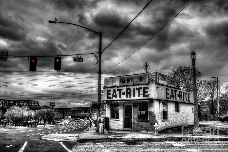 The Eat Rite Diner Digital Art by William Fields
