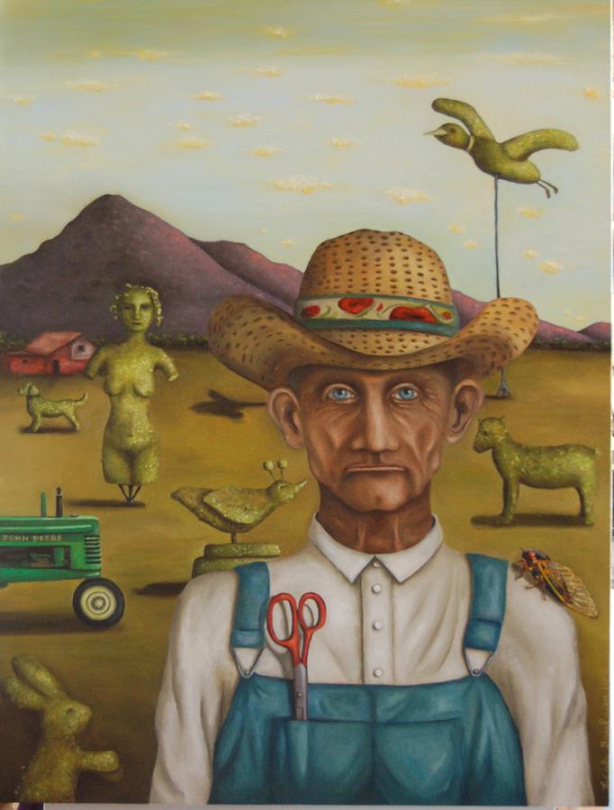 Mountain Painting - The Eccentric Farmer by Leah Saulnier The Painting Maniac