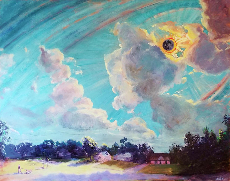 The Eclipse Painting by Vita Fine