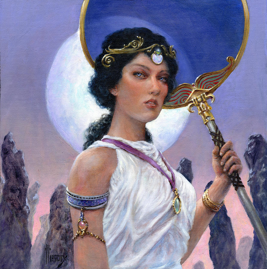 The Eclipse Painting by Richard Hescox