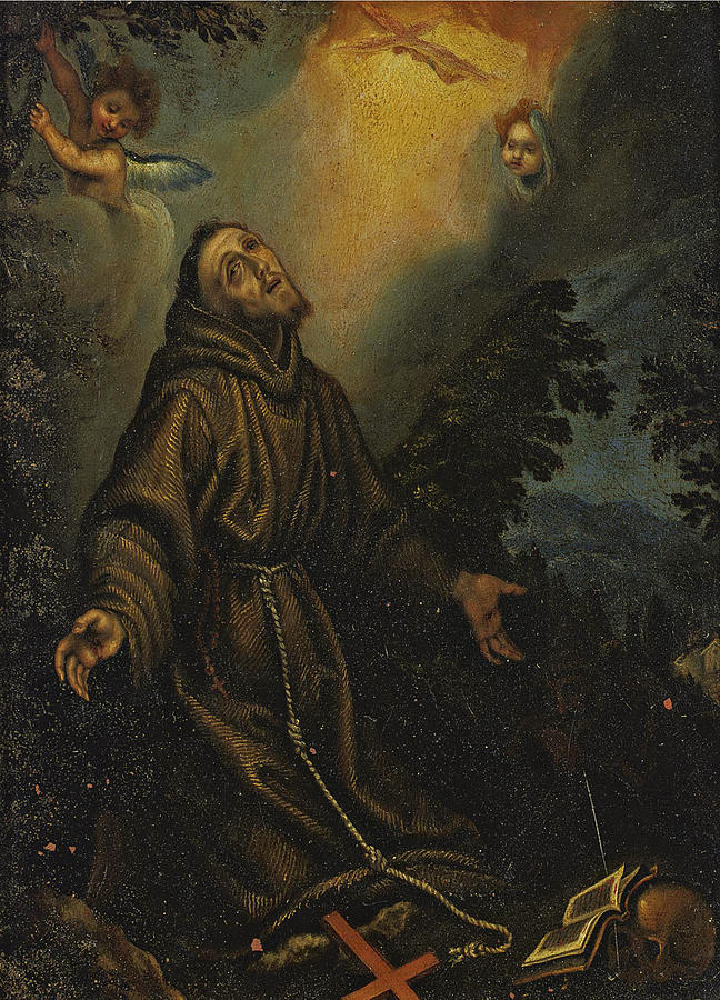 The Ecstasy of Saint Francis Painting by Fabrizio Boschi