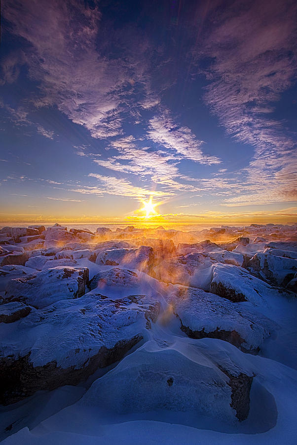 Winter Photograph - The Edge of Sanity by Phil Koch