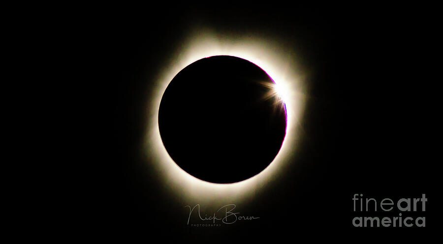 The Edge Of Totality 2 Photograph by Nick Boren