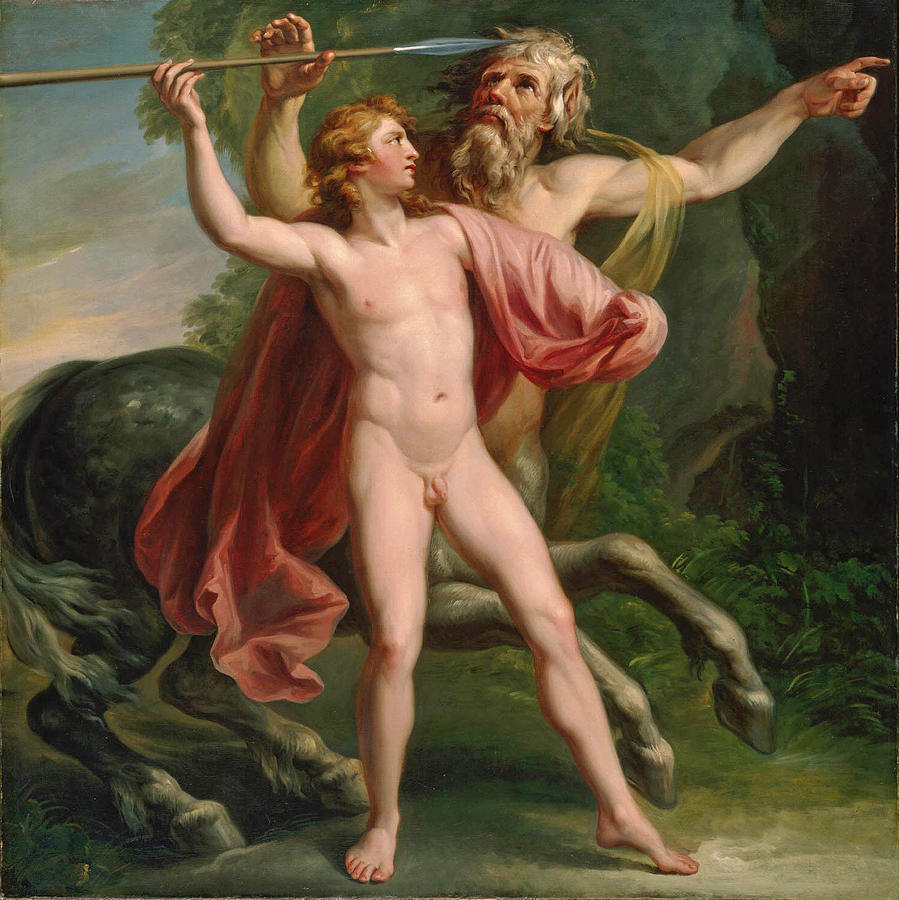 Giovanni Battista Cipriani Painting - The Education of Achilles by Giovanni Battista Cipriani