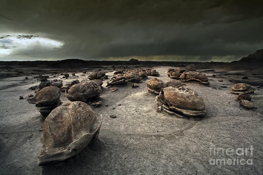 Landscape Photograph - The Egg Factory - Bisti Badlands by Keith Kapple