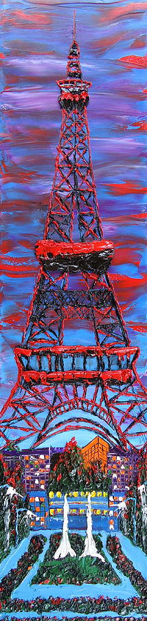 The Eiffel Tower 2 Painting By James Dunbar Fine Art America