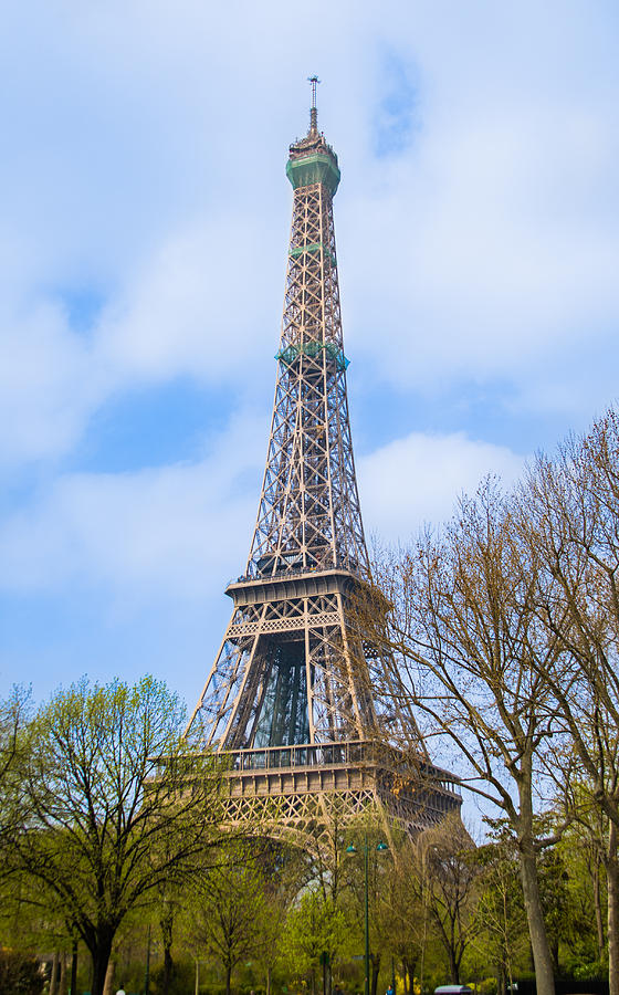 Eiffel Tower Photograph - The Eiffel Tower in Paris, France by Nila Newsom