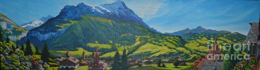 The Eiger  Painting by Dan Remmel