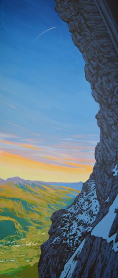The Eiger Window Painting by Dan Remmel
