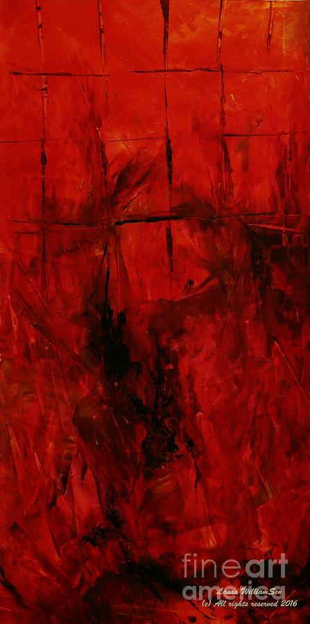 THE ELEMENTS Fire #3 Painting by Laara WilliamSen