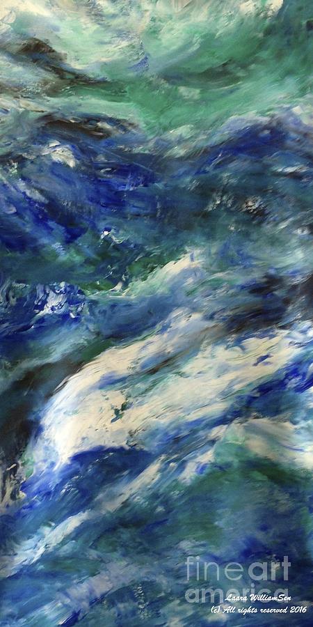 THE ELEMENTS Water #4 Painting by Laara WilliamSen
