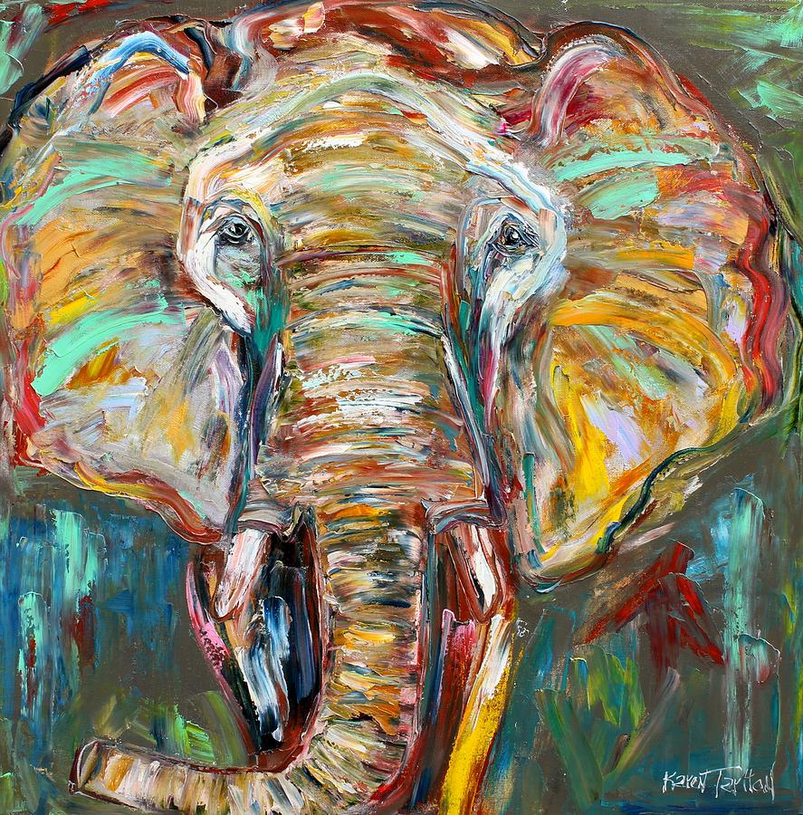 The Elephant Painting by Karen Tarlton