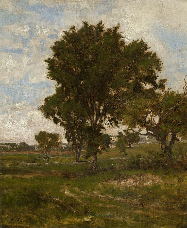 The Elm Tree Painting by George Inness