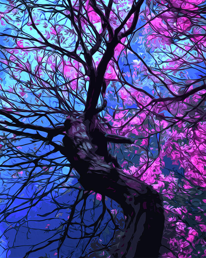 The Elven Tree Painting by AM FineArtPrints