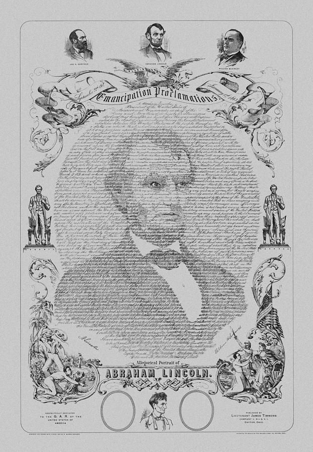 Emancipation Proclamation Mixed Media - The Emancipation Proclamation by War Is Hell Store Emancipation Proclamation Mixed Media - The Emancipation Proclamation by War Is Hell Store
