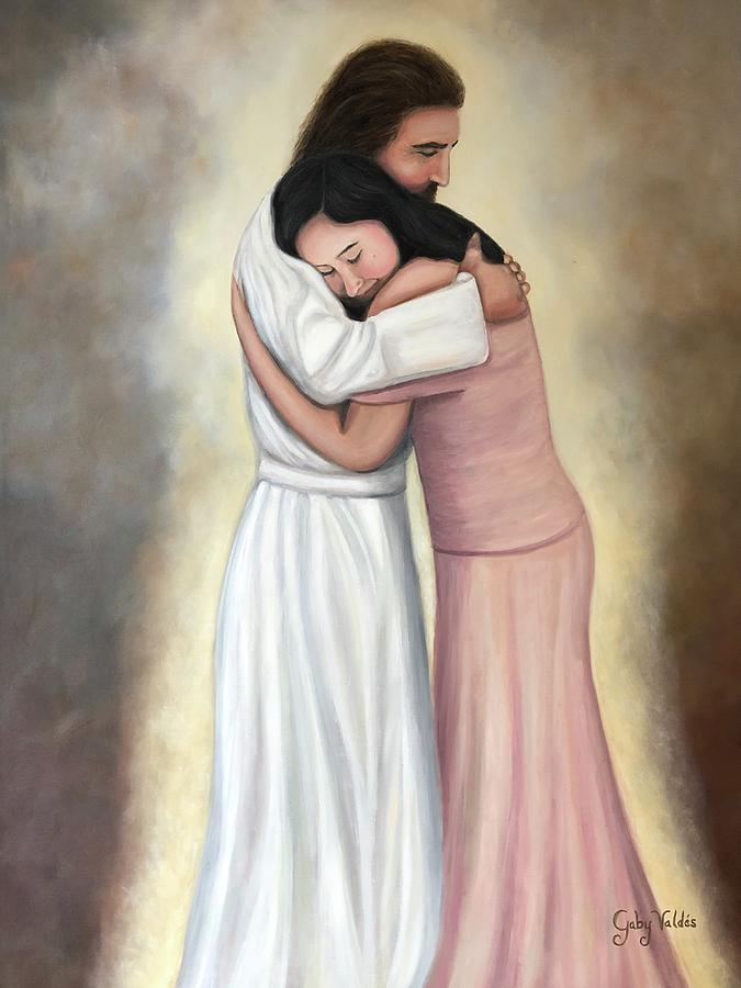 Jesus Hugging Girl
