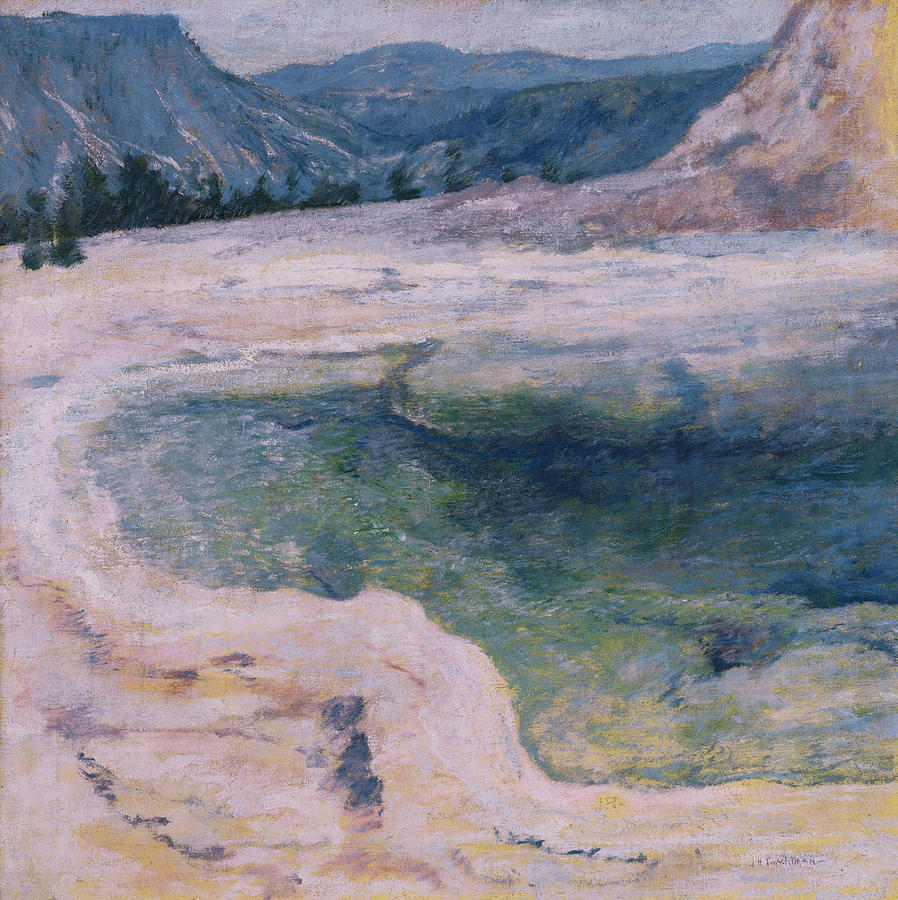 The Emerald Pool Painting by John Henry Twachtman