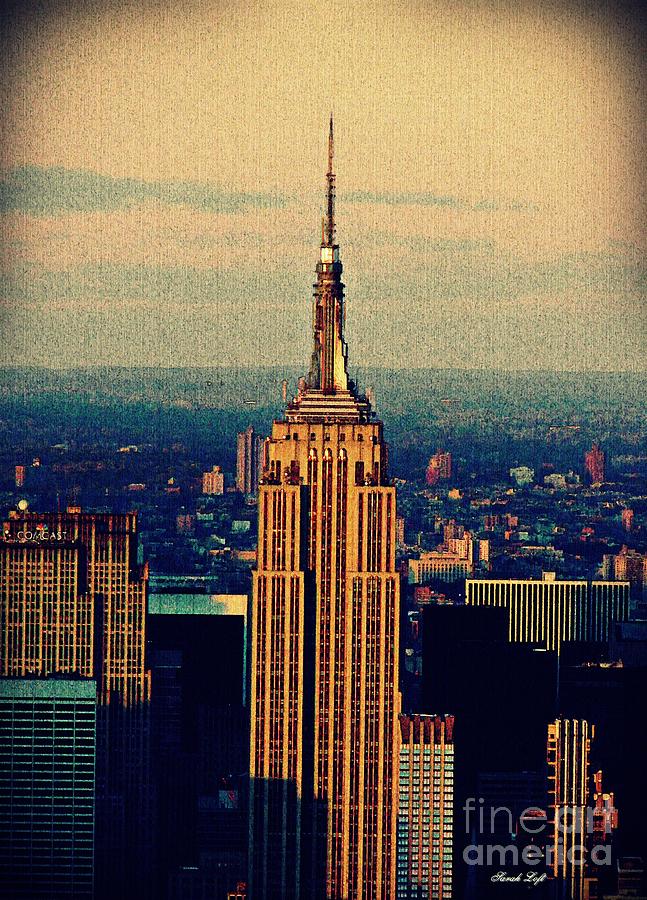Empire State Building Photograph - The Empire State Building by Sarah Loft