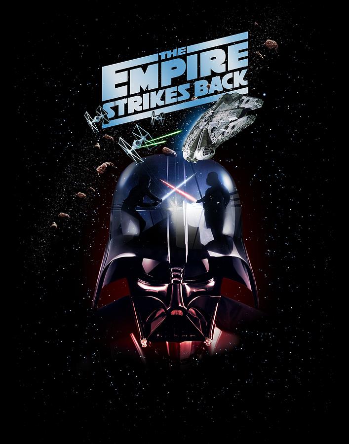 Star Wars Photograph - The Empire Strikes Back by Edward Draganski
