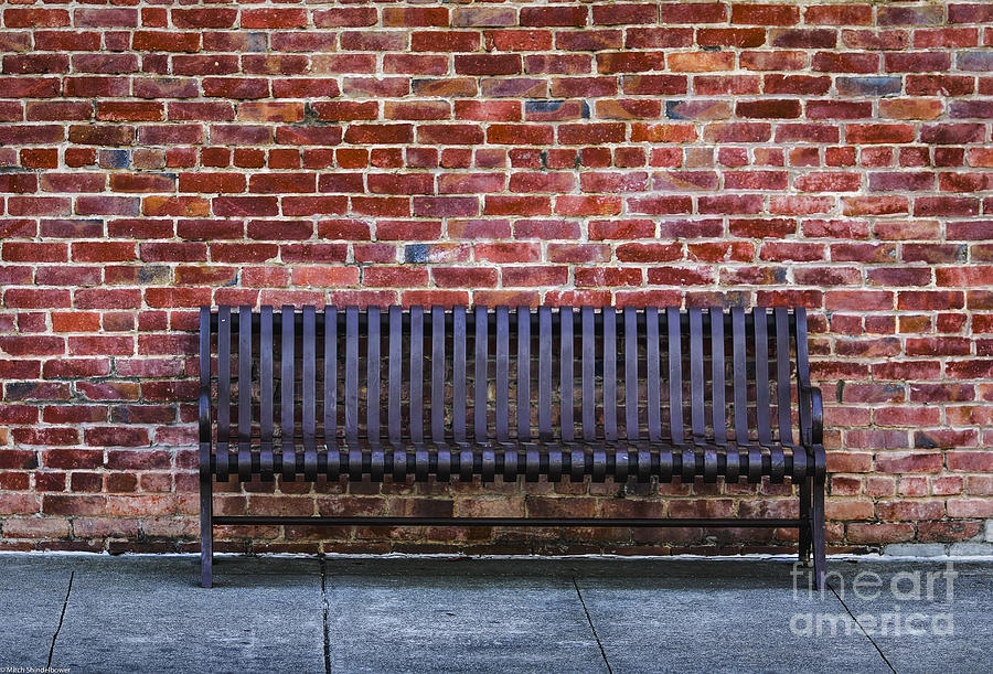 The Empty Bench Photograph by Mitch Shindelbower