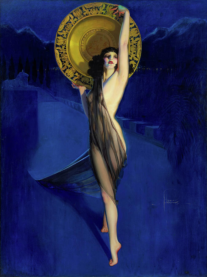Nude Painting - The Enchantress by Rolf Armstrong