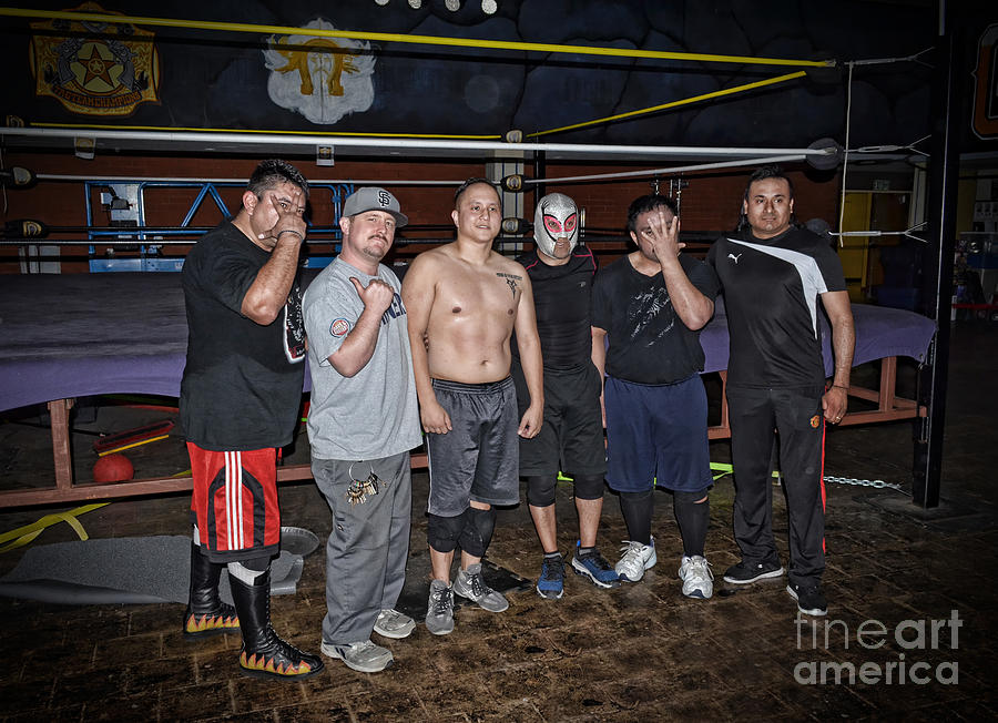 The End of Another Awesome Workout at Gold Rush Pro Wrestlings Gold Mine Photograph by Jim Fitzpatrick