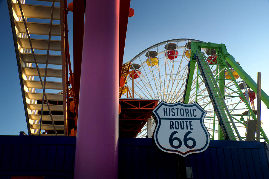 The End of Route 66 1 Photograph by George Taylor