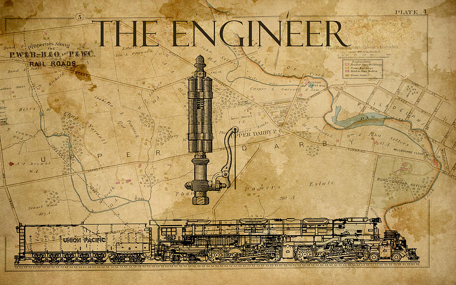 The Engineer Digital Art by Greg Sharpe