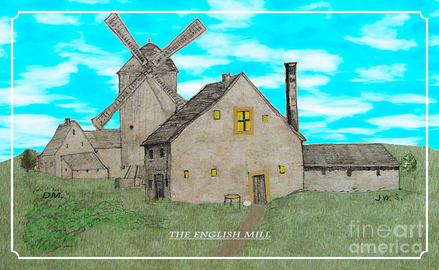The English Mill V6 Digital Art by Donna L Munro